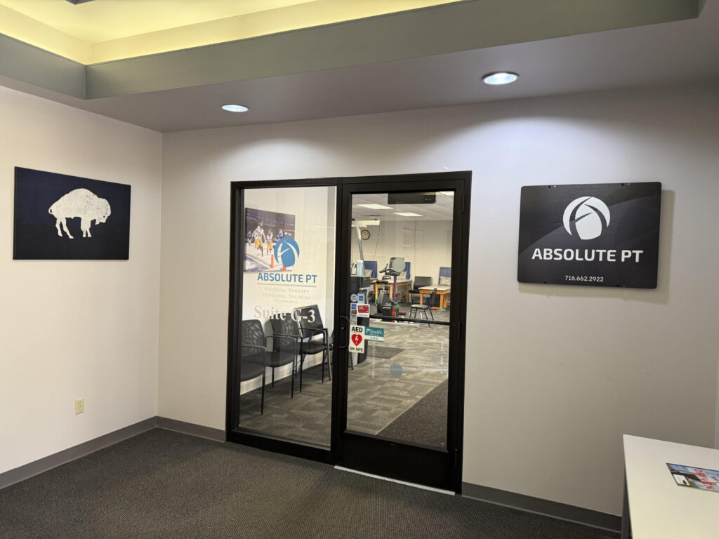 Front door entrance to Absolute PT in Orchard Park NY